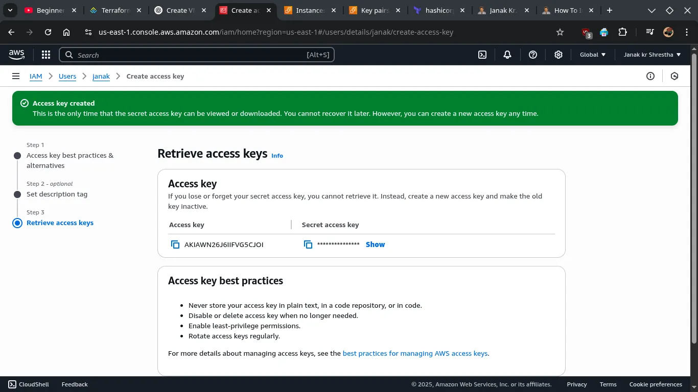 terraform aws key