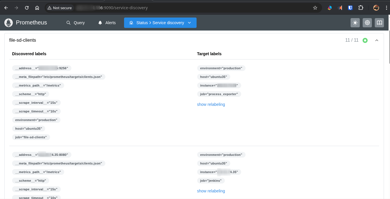 File SD targets in Prometheus
